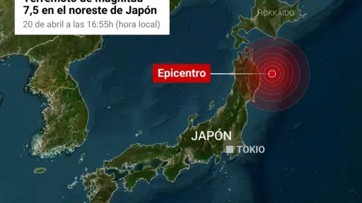 Terremoto 7,4 sacude el norte de Japón y activa alerta de tsunami con evacuaciones masivas