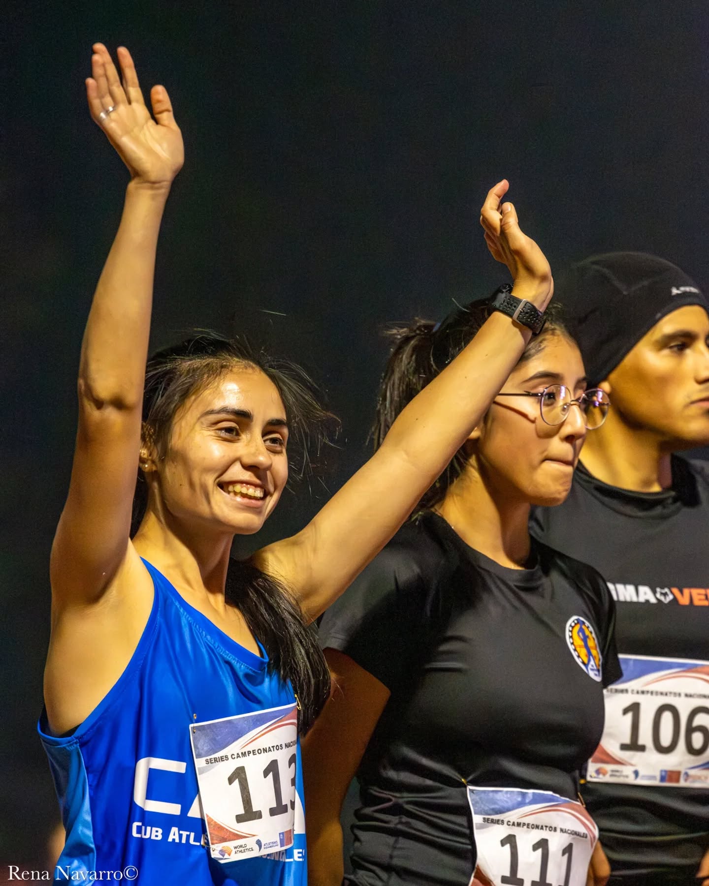 Anastasia Sanzana impone su ritmo en el Estadio Atlético Mario Recordón y celebra un nuevo triunfo en los 5.000 metros marcha del Continental Tour Orlando Guaita 2026, consolidándose a nivel nacional de la disciplina / La Tribuna