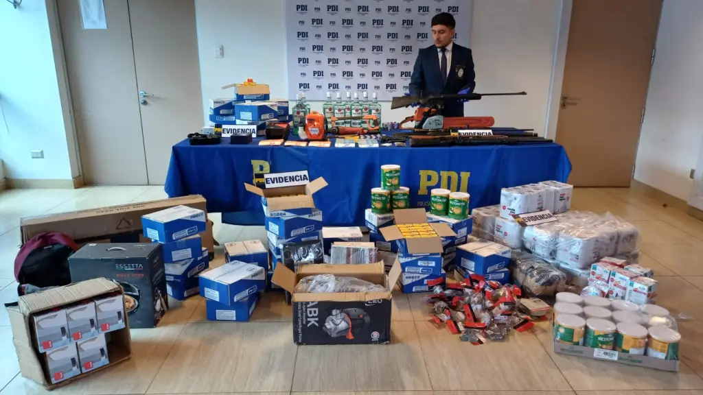 Las especies incautadas fueron avaluadas en un monto cercano a los 50 millones de pesos., La Tribuna