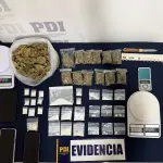 Se incautaron importantes cantidades de droga, dinero en efectivo y teléfonos celulares , PDI