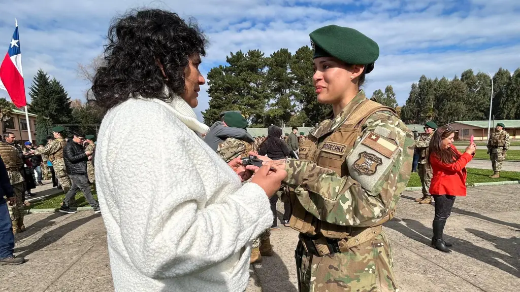 Ceremonia realizada en unidad militar angelina, Destacamento de Montaña