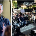 Expositores y autoridades del Estado junto a representantes gremiales durante la jornada que se desarrolló en Los Ángeles. , Diario La Tribuna
