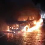 Ataque incendiario en Victoria, X: @CNDCCHILE