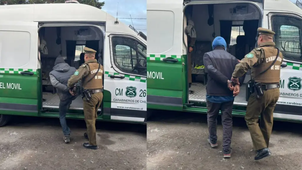 Los individuos fueron detenidos por el delito de robo en lugar no habitado, @CarabBioBio