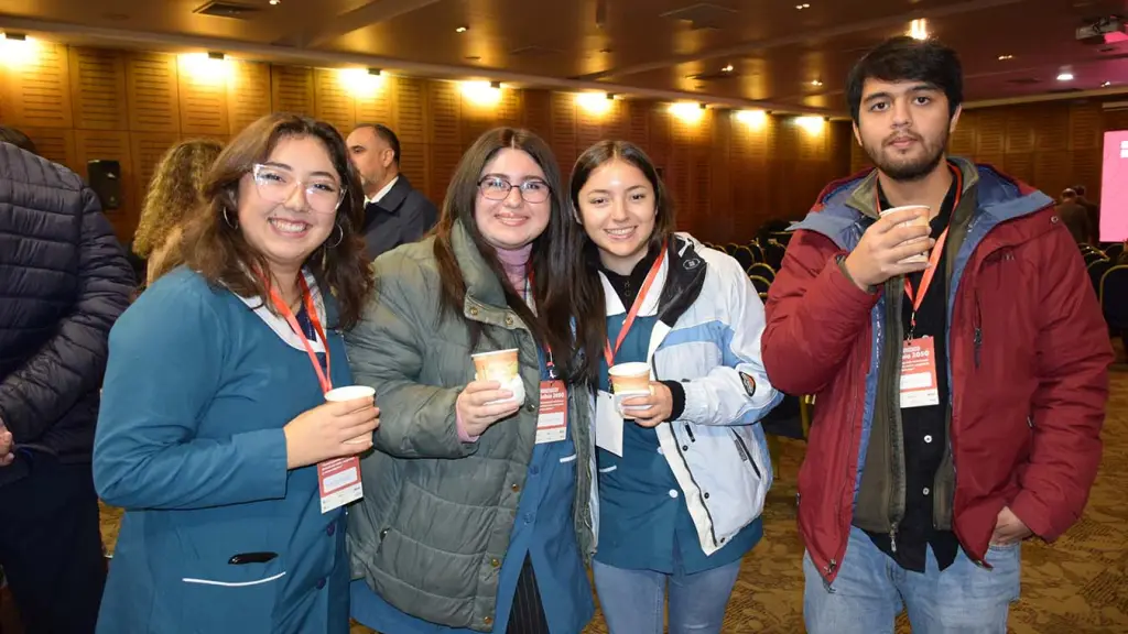 Luna Sanhueza, Fernanda Urrutia, Francisca Gutiérrez y Vicente Osses. | La Tribuna