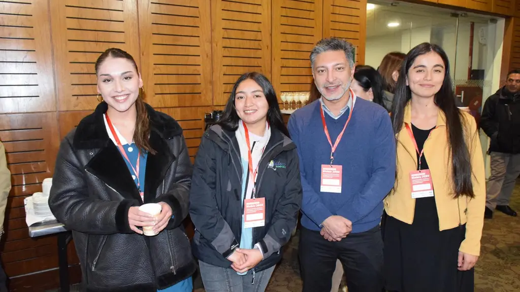 Catalina Bustos, Aracely Lagos, Diego Poblete y Aline Bascur. | La Tribuna