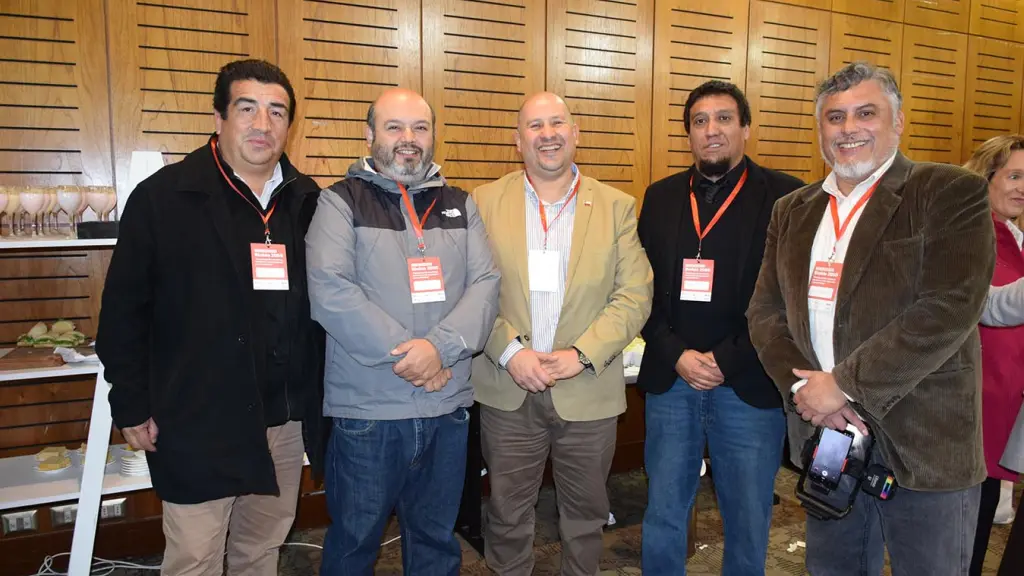César Riquelme, Cristian Concha, Javier Salamanca, Benjamín Ahumada y Heber Nahuelpán. | La Tribuna