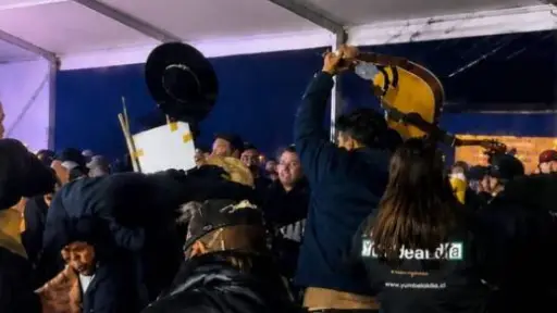 Fiesta costumbrista de la Cruz de Mayo en Yumbel Estación termina con incidentes: Municipio anuncia medidas