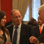 Reunión de autoridades en el Palacio de La Moneda, Municipalidad de Los Ángeles
