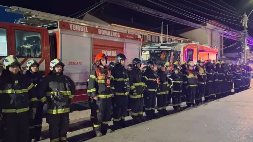 Primera Compañía de Bomberos de Yumbel conmemora su 67° aniversario con emotiva romería