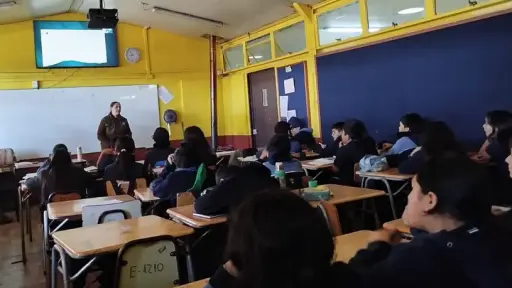 Refuerzan prevención de violencia escolar con charla a estudiantes de Santa Bárbara