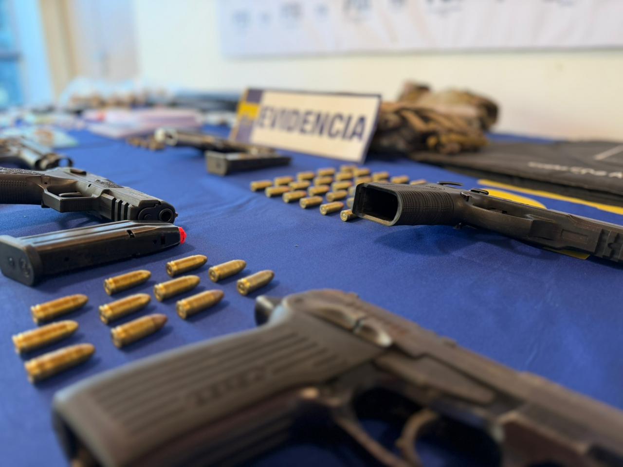 Incautación de armas y municiones / PDI