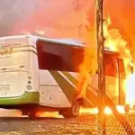 Bomberos de Antuco y Abanico trabajaron en el control de las llamas para evitar que el fuego se propagara hacia sectores cercanos., Bomberos Antuco Primera Compañia
