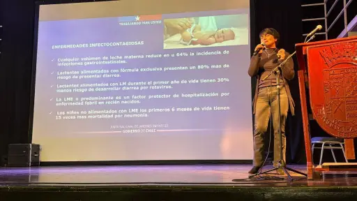 Fortalecen promoción de la lactancia materna con jornada de capacitación a equipos educativos en Lebu