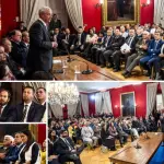 La reunión se desarrolló en el Palacio de La Moneda junto a alcaldes y alcaldesas de distintas comunas del país., Prensa