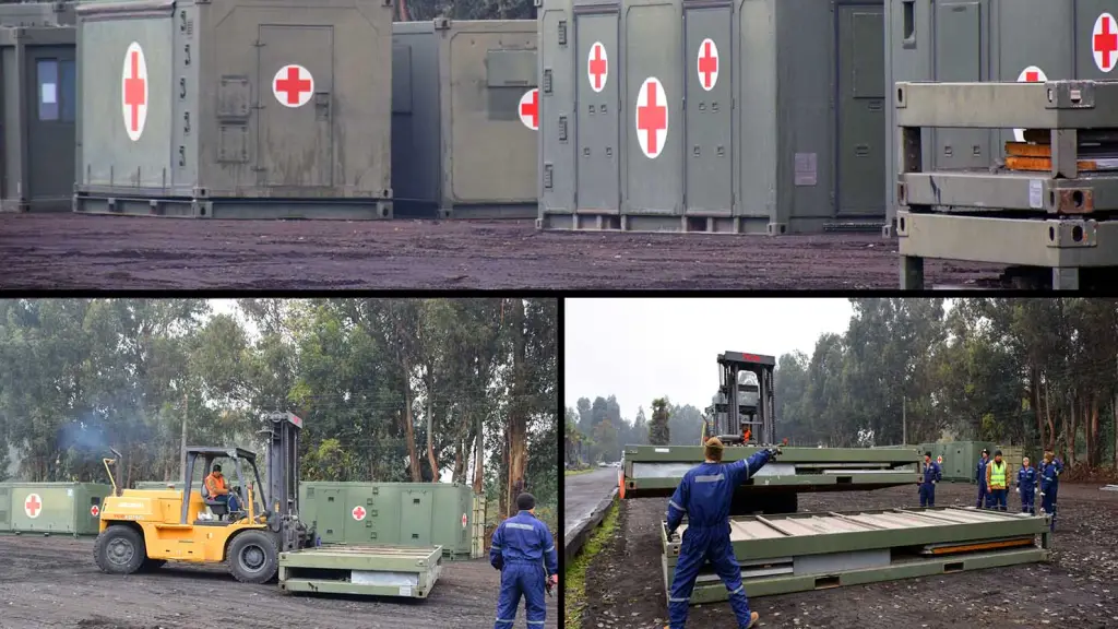 Hospital modular del Ejército de Chile, Fredy Muñoz / La Tribuna
