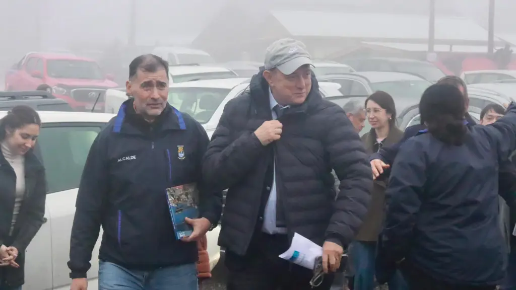 Visita ded ministro de Vivienda y Urbanismo, Ivan Poduje, a Tomé, Seremi de Vivienda y Urbanismo