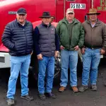 Los cinco hermanos Campos sostienen la empresa familiar ligada a labores agrícolas, transporte y servicios, actividad afectada por el escenario que enfrenta el rubro en la zona., Cedida