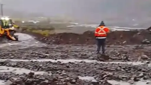 Por desborde de estero en Butalelbún: trabajos se extenderán por un mes en ruta del sector