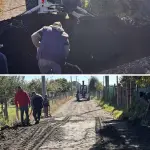 Trabajos en Callejón Mellado apuntaron a corregir daños en la vía y mejorar la circulación de vecinos del sector., Municipalidad de Los Ángeles