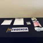 Droga y dinero en efectivo fueron incautados por detectives de la PDI, PDI Araucanía