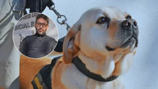 De funcionario policial a guía canino: la vocación que marcó la carrera de Víctor Contreras