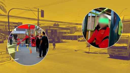 Niña de kínder salió sola desde escuela y fue alcanzada en servicentro de Los Ángeles: cruzó Av. Ricardo Vicuña en rojo
