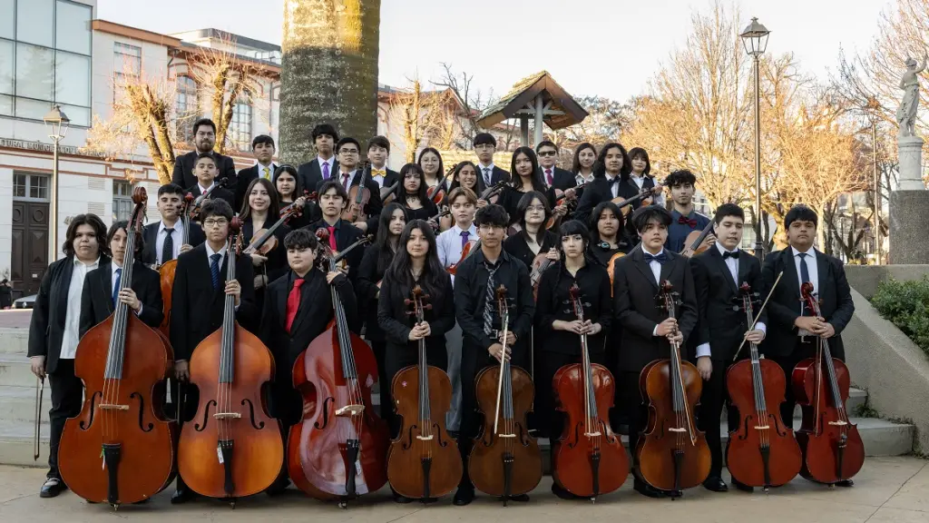 La Orquesta de Cámara Juvenil de la Corporación Cultural Municipal de Los Ángeles se presentará este viernes en el Teatro Municipal como parte de las actividades por el aniversario 287 de la comuna., Cedida