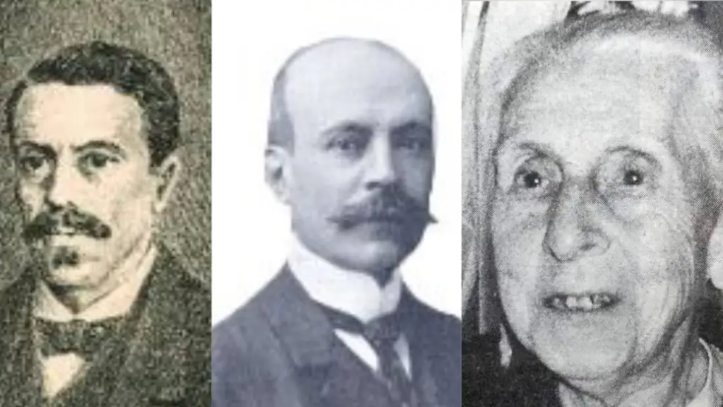 De izquierda a derecha: Pedro Ruiz Aldea, Víctor Ríos Ruiz e Isabel Robles de Jara, Contexto