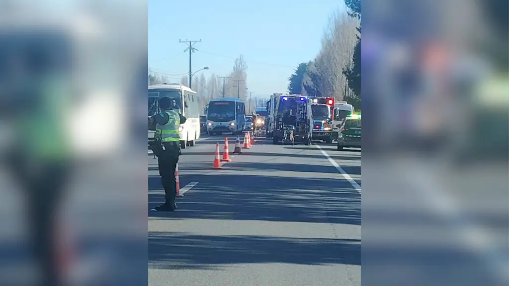 Accidente de tránsito en Ruta Q-90., Cedida