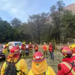 Brigadistas y equipos de apoyo mantuvieron labores operativas durante varios días en la zona afectada., Bomberos Antuco Primera Compañía.