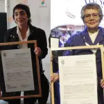 Angelinos destacados, de izquierda a derecha: Ivo Battaglia (Scout), María Magdalena Medina, Laura Palacios (AIC), La Tribuna