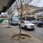 Desvío de tránsito en el centro angelino., La Tribuna