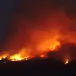 Más de 560 hectáreas consumidas: Incendio forestal de Antuco continúa con avance lento y lejos de zonas habitadas, La Tribuna
