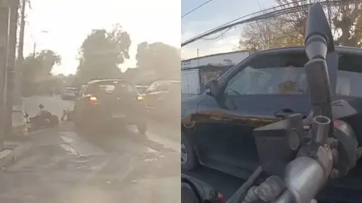 Conductor atropella a mujer y su hijo en paso peatonal de Quilicura y huye: vehículo acumulaba más de 70 multas