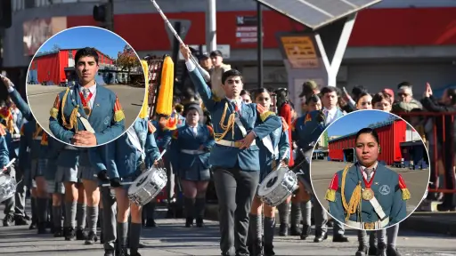 La intensa preparación de la banda que dio vida al desfile de las Glorias Navales