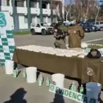 Tras el operativo, se incautaron 40 kilos de pasta base de cocaína y más de un kilo de marihuana en Penco, @FiscaliaBioBio