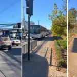 La congestión vehicular se concentró durante la mañana en distintos puntos del centro de Los Ángeles debido a los cortes y desvíos de tránsito por el desfile naval., Jeremy Valenzuela | La Tribuna