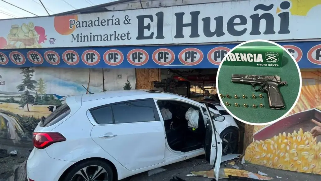 El detenido mientras huía de fiscalización, provocó el accidente, @CarabBioBio