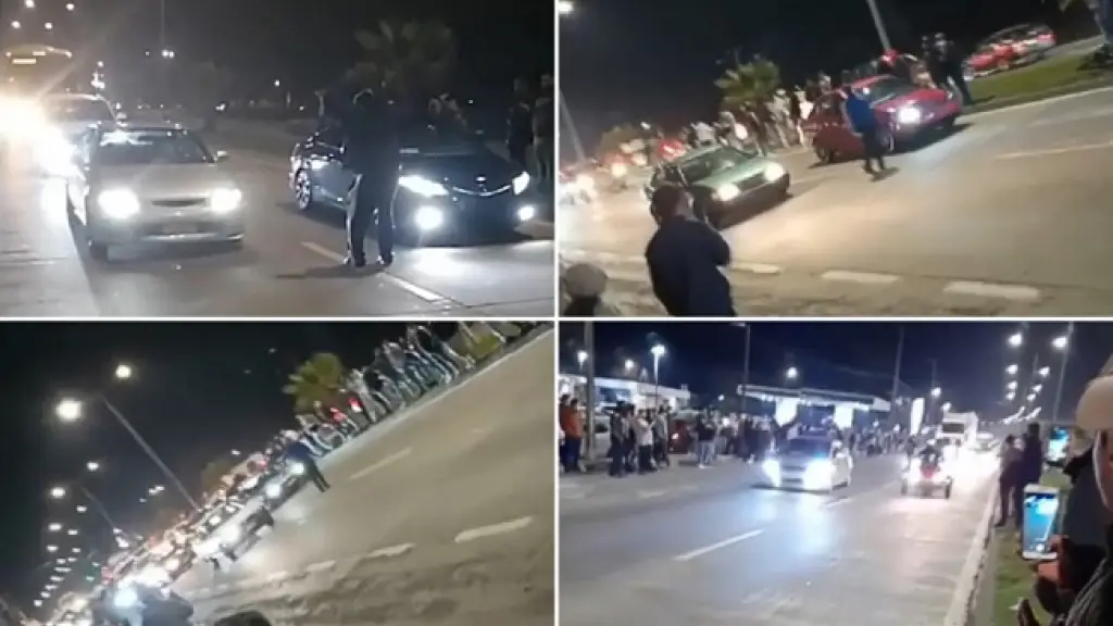 Carreras clandestinas fiscalizadas en Los Ángeles., La Tribuna