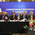 El presidente Kast Kast encabezó la cumbre regional contra el crimen organizado junto a Perú, Ecuador y Argentina., @martinarrau