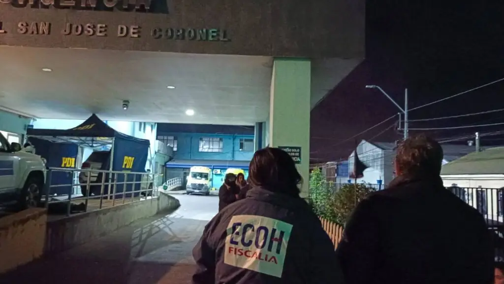 La hija del hombre logró tirarse al suelo y evadir los impactos, @FiscaliaBioBio