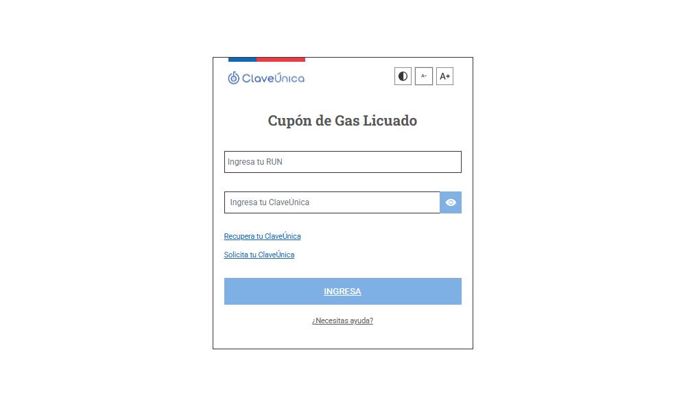 cupón de gas / Gobiernos de Chile