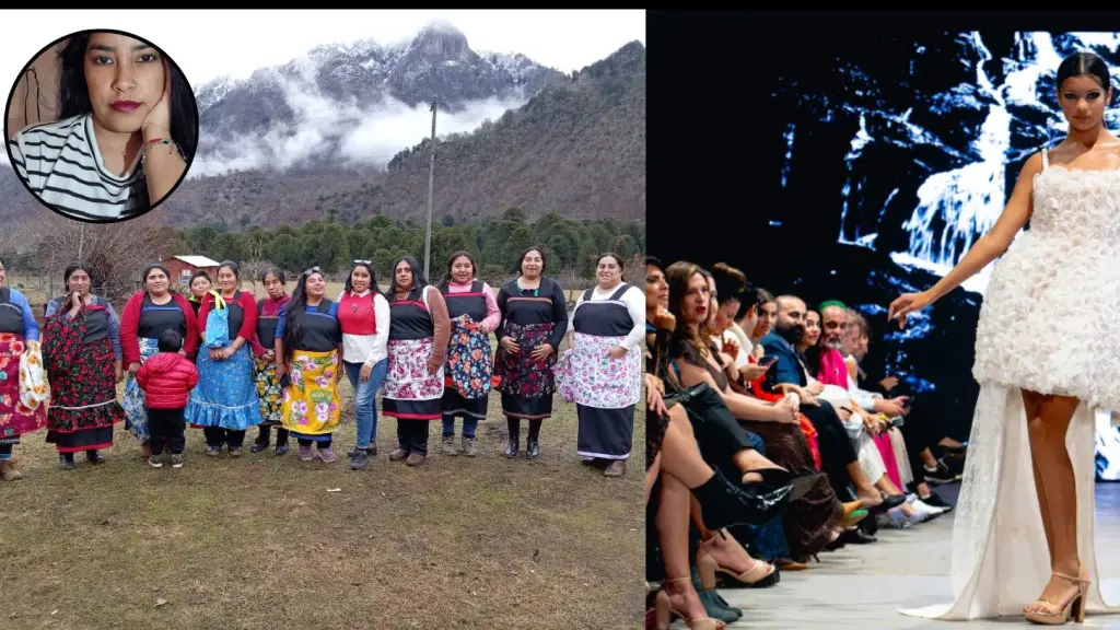 Empezó con una maquina de coser y hoy sueña con llegar a Nueva York desde el Alto Biobío  , cedida
