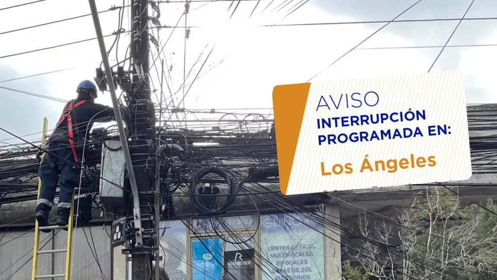 Los trabajos anunciados por la distribuidora se realizarán este viernes y contemplan mejoras en la red eléctrica de un sector de Los Ángeles., La Tribuna