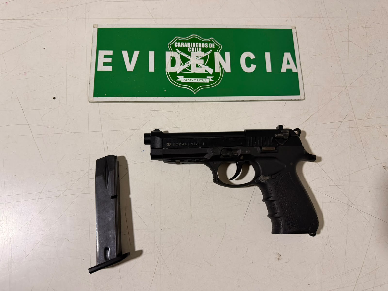 Evidencia Carabineros  / Contexto 