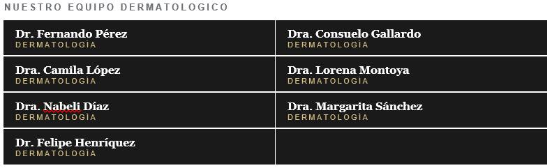 Nuestro equipo dermatológico / Viu Clinic
