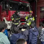 La institución también agradeció al Colegio El Saber, a sus docentes y estudiantes por el interés demostrado durante la jornada, calificando la experiencia como un espacio enriquecedor para ambas partes., Cuerpo de Bomberos de Nacimiento