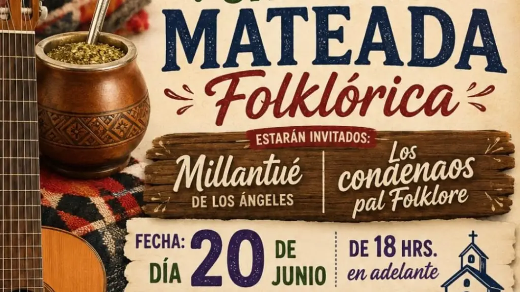 Organizan gran mateada folclórica en beneficio de pacientes con cáncer en Los Ángeles, La Tribuna