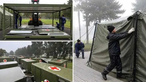 Con 148 cirugías realizadas, Hospital Modular del Ejército concluye misión en Los Ángeles